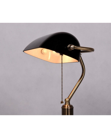 Lampa biurkowa Lumina Deco LDT 305 (BK) Banker Classic