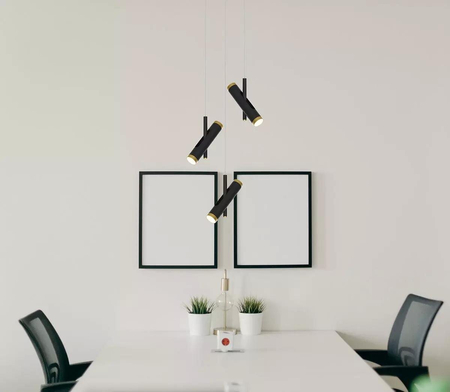 Lampa wisząca Lunette No.3 czarna