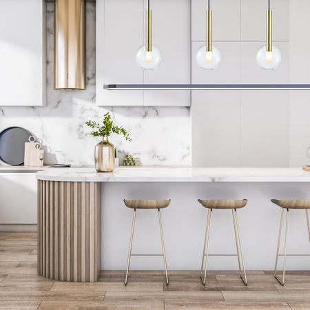 Milagro Lampa wisząca NIKO GOLD 1xG9 fi 150 ML0330 ZŁOTY