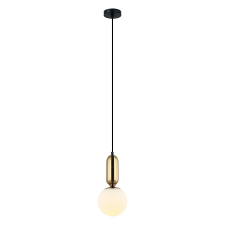 Lampa wisząca Italux Aldeva PND-02340-1S-BRO Czarny, brąz antyczny