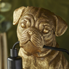 Lampa stołowa Endon Lighting Pug puppy 107324 złoty