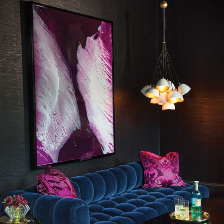 Lampa wisząca Nula - 15 źródeł światła Quintiesse QN-NULA-15P