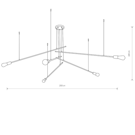 Żyrandol Nowodvorski 9127 Pile