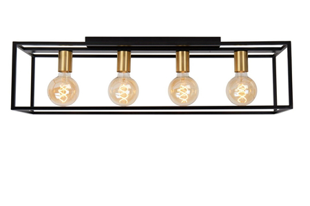Lampa sufitowa Lucide RUBEN 00124/04/30 czarny