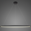 Lampa wisząca Ledowe Okręgi No.1 230cm 3k czarna