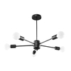 Sollux Lighting Żyrandol LANGO 5 czarny SL.1022