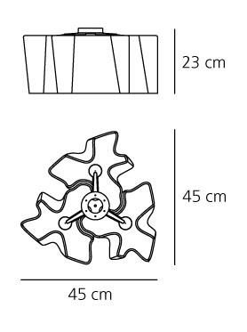 Plafon Artemide 0693020A Logico Mini 3x120°