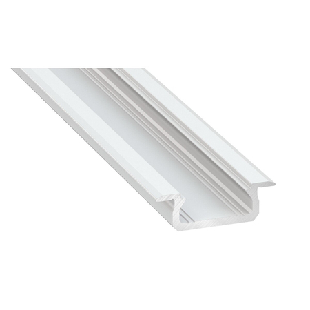 Eko-Light PROFIL ALUMINIOWY BIAŁY TYP Y 1m + KLOSZ MLECZNY EKPR8767