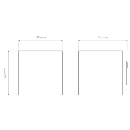 Kinkiet Astro Pienza 140 1196001 Gips