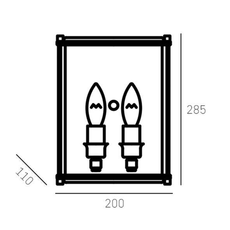 Cosmo Light Kinkiet NEW YORK W02912CH