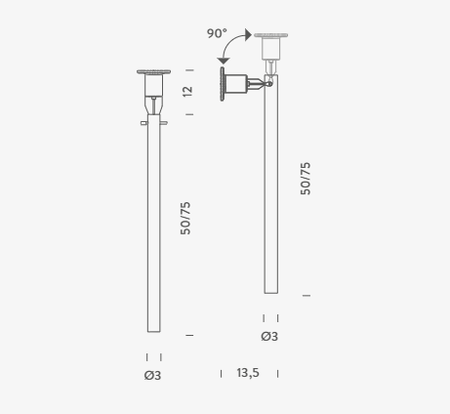 Kinkiet Nemo CANHGW42 Canna Nuda