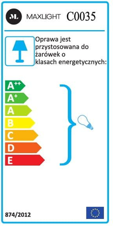 Plafon Maxlight C0035 Barro