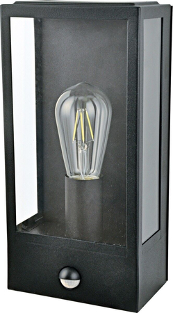 Kinkiet zewnętrzny NIKLAS WALL SENSOR BK Azzardo AZ4487 czarny