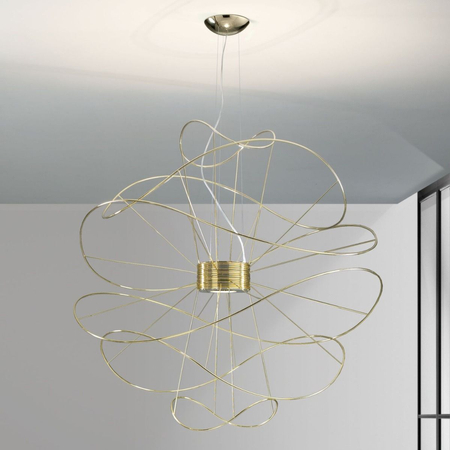 Lampa wisząca Axo Light Hoops 6 Gold
