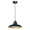 Milagro Lampa wisząca FELIX NAVY BLUE/GOLD 1xE27 MLP7714 GRANATOWY / ZŁOTY