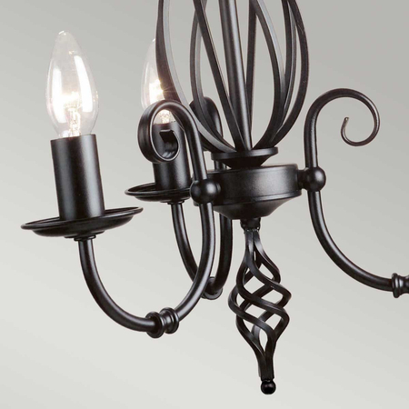 Żyrandol Elstead Lighting Artisan czarny ART3-BLACK