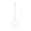 Lampa wisząca GLOBE PLUS M Nowodvorski 7606 chrom