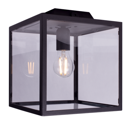 LOFOTEN 1942 BLACK E27 LED 11W CLEAR LAMPSHADE