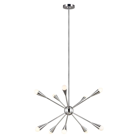 Żyrandol Elstead Lighting Jax szary FE-JAX10-PN