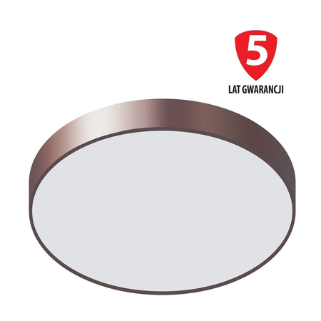 Plafon Italux 5361-830RC-CO-3 Orbital Brązowy