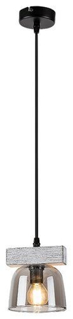 Lampa wisząca Rabalux Cardamom 3118 szary dąb