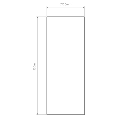 Klosz/Abażur Astro Tube 135 5015007 Piaskowa (Szarobeżowa) Tkanina