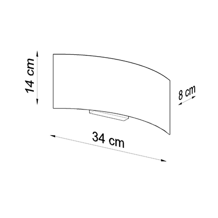 Sollux Lighting Kinkiet MAGNUS biały SL.0936