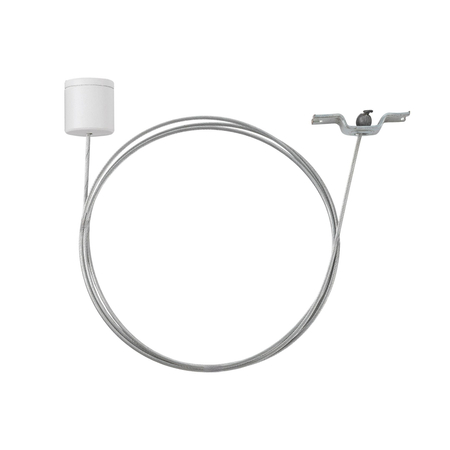 Szynoprzewód ZESTAW PODWIESZAJĄCY Zuma Line 3011 biały/chrom