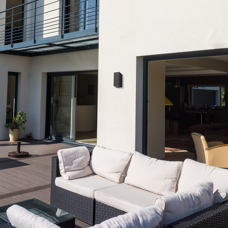 Eko-Light Kinkiet Ogrodowy BOKA 2xGU10 IP44 EKO8333 CZARNY