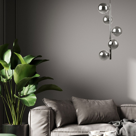 Lampa wisząca Zuma Line Luna 5661 przydymiony