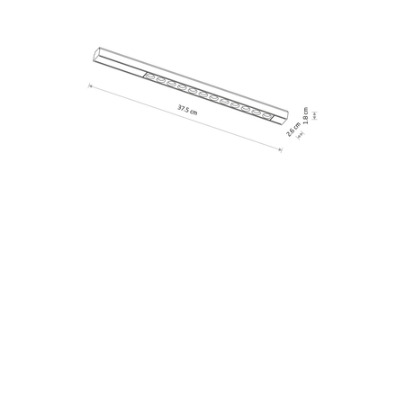 Lampa szynowa Nowodvorski UT-LVM FOCUS LED 11331 Czarny
