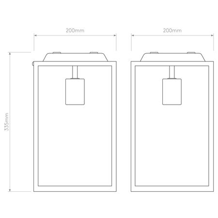 Lampa zewnętrzna Astro Homefield Ceiling 1095021 Czarny z Teksturą