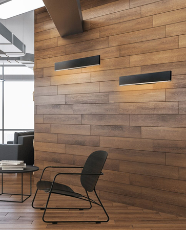 Kinkiet NORMAN WALL M BLACK Azzardo AZ4178 czarny