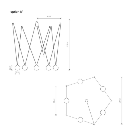 Lampa wisząca SLING V Nowodvorski 10355 czarny