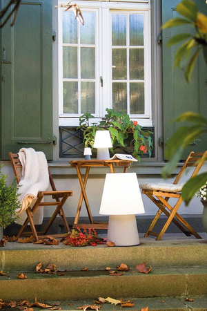 Lampa stojąca No.1 zewnętrzna ogrodowa 2700K Biała ciepła 60cm, piaskowy 32529W