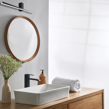 Milagro Kinkiet Artemis Black 13,8W LED 60cm 4000K IP44 ML1019 CZARNY