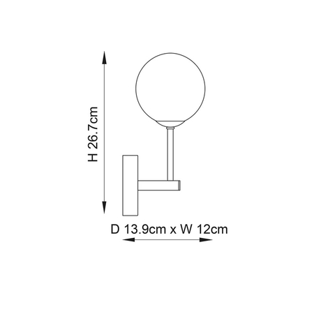 Kinkiet Endon Lighting Otto 75960 mosiądz