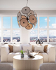 Lampa wisząca By Rydens Cappello 4202290-4002 czarny matowy/beżowy