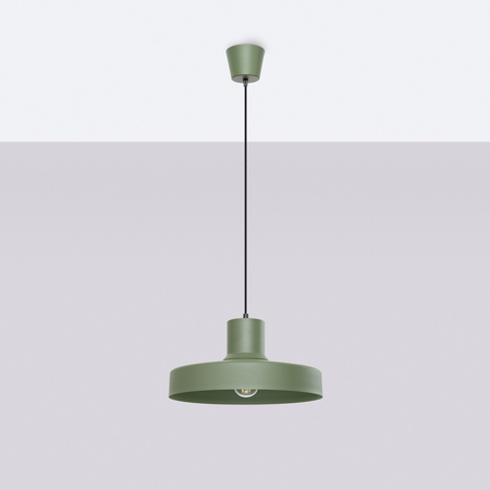 Sollux Lighting Lampa wisząca BILO zielona oliwka SL.1705