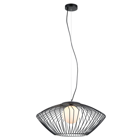 Lampa wisząca Italux Zeno MDM-3844-1 BK Czarny