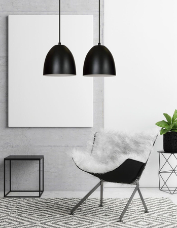Lampa wisząca LENOX 2 BLACK / WHITE Emibig 391/2 biały/czarny