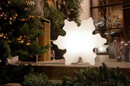 Śnieżynka LED Lampa zewnętrzna ogrodowa 2700K Biała ciepła Ø60cm 32436W biały