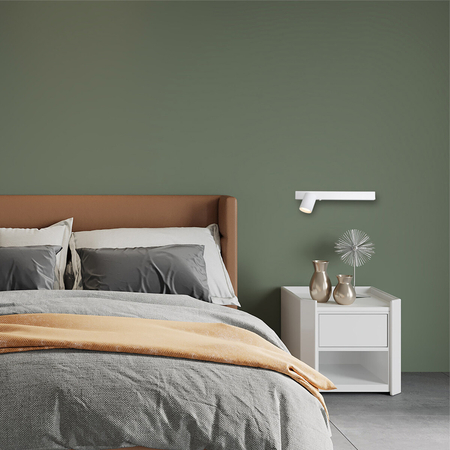 Milagro Kinkiet Magnet 9W+1xGU10 3000/4000K Biały Lewy ML1129 BIAŁY