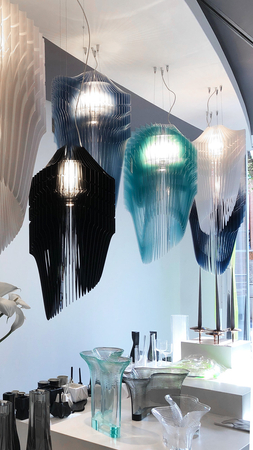 Lampa wisząca Slamp AVIA M - WHITE FADE M AVISM00WHF01T00000EU biały