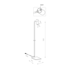 Lampa podłogowa MONO Nowodvorski 7717 czarny