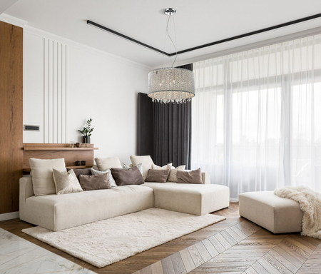 Lampa wisząca Italux Anabella P0207-07D-F4QL Srebrny