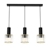 Milagro Lampa wisząca CRISTAL 3xE27 MLP8361 CZARNY / ZŁOTY