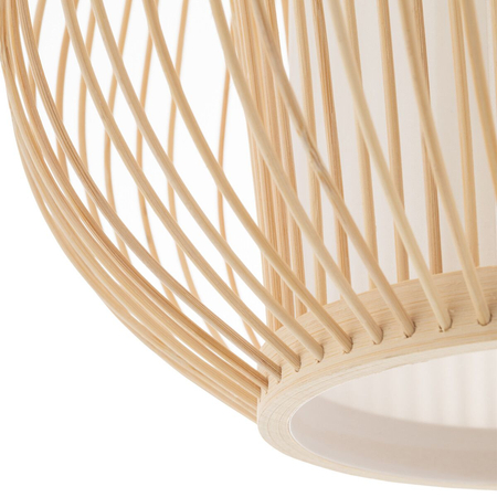 Lampa wisząca Nowodvorski PUKET L 11162 Naturalne drewno Biały