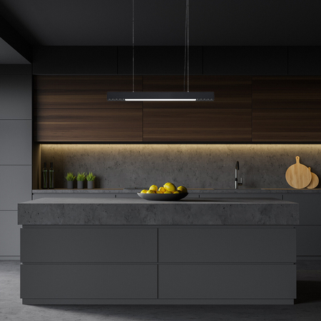 Light Prestige Lampa wisząca Cali M czarna Tuya LED CCT LP-1301/1P M BK Smart