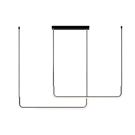 Milagro Lampa wisząca HORIZON 22W LED ML1180 CZARNY